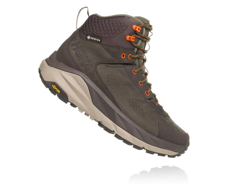 Botas De Montaña Hoka One One Hombre Marrom - Kaha Gore-Tex - MDCK34297